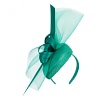 Bespoke teal spring racing fascinator by Fillies Collection - Image 2