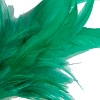 Large green feathers fascinator headband - Image 3