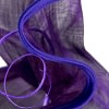 Twisted purple racing fascinator by Fillies Collection - Image 3