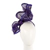 Twisted purple racing fascinator by Fillies Collection