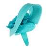 Large turquoise fascinator by Fillies Collection - Image 3