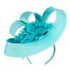 Large turquoise fascinator by Fillies Collection - Image 2