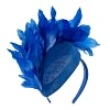 Royal Blue feather fascinator by Fillies Collection - Image 2