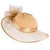 Custom Made Gold Special Occasion Hat - Image 7