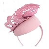 Sophisticated Pink Pillbox Fascinator by Fillies Collection - Image 6