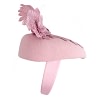 Sophisticated Pink Pillbox Fascinator by Fillies Collection - Image 4