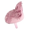 Sophisticated Pink Pillbox Fascinator by Fillies Collection - Image 3