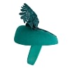 Sophisticated Teal Green Pillbox Fascinator by Fillies Collection - Image 3