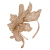 Sparkling Nude Fascinator with Sequins by Fillies Collection - Image 2