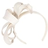 Stylish Cream Bow Fascinator by Max Alexander - Image 2