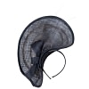 Elegant Navy & Cream Sinamay Fascinator by Max Alexander - Image 2