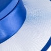 Royal Blue boater hat by Cupids Millinery Melbourne - Image 5