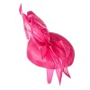 Bespoke fuchsia racing pillbox fascinator by Fillies Collection - Image 3