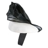 White pillbox with black bow by Fillies Collection - Image 4