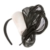 White pillbox with black bow by Fillies Collection - Image 2