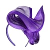 Bespoke lilac & purple racing fascinator by Fillies Collection - Image 6