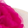 Large Fillies Collection Cream & Fuchsia Fascinator Hat - Image 4