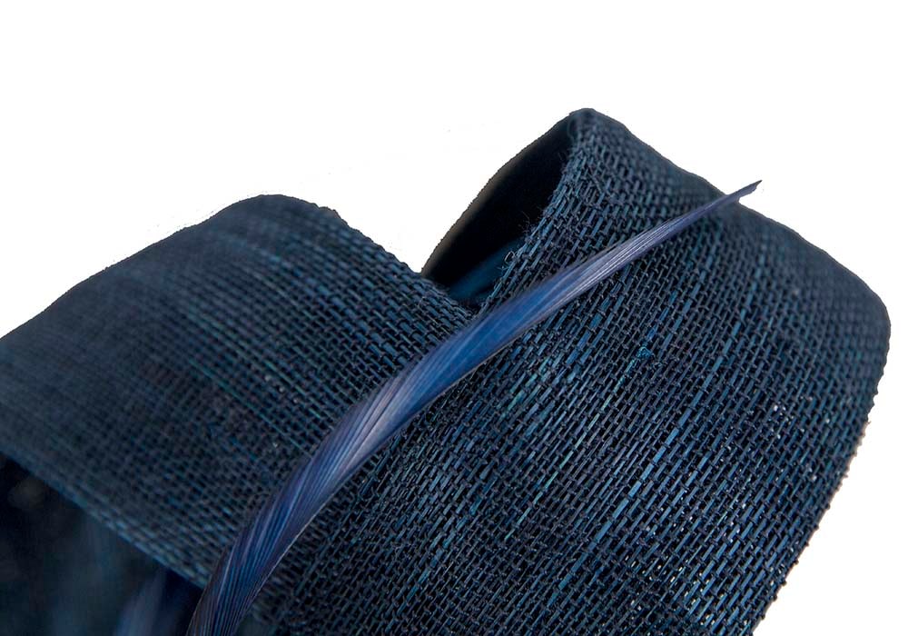 Navy loops headband fascinator by Fillies Collection - Image 3