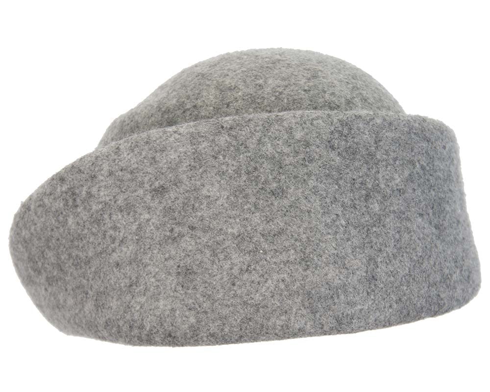 Designers grey marle felt hat - Image 6