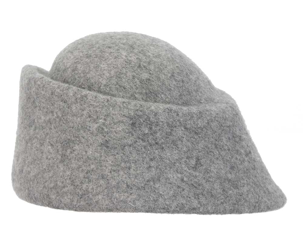 Designers grey marle felt hat - Image 3