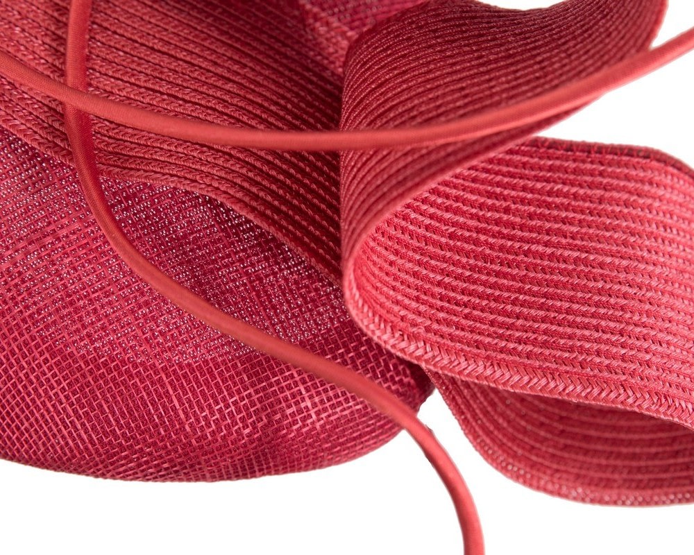 Designers red racing fascinator by Fillies Collection - Fascinators Online Designers red racing fascinator by Fillies Collection - Image 3