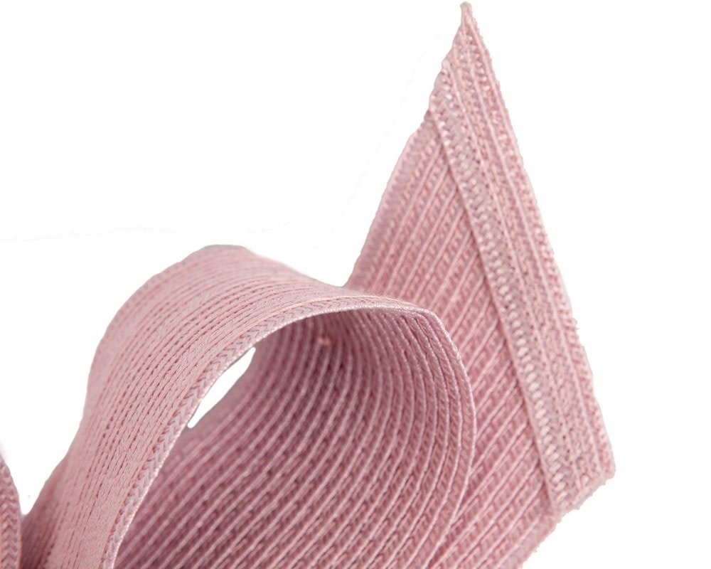Large dusty pink bow fascinator by Max Alexander - Image 3