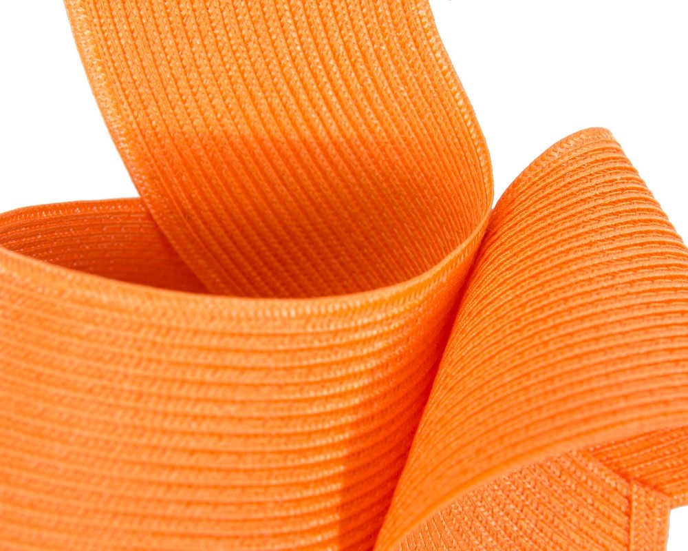 Stylish orange Australian Made racing fascinator by Max Alexander - Image 5