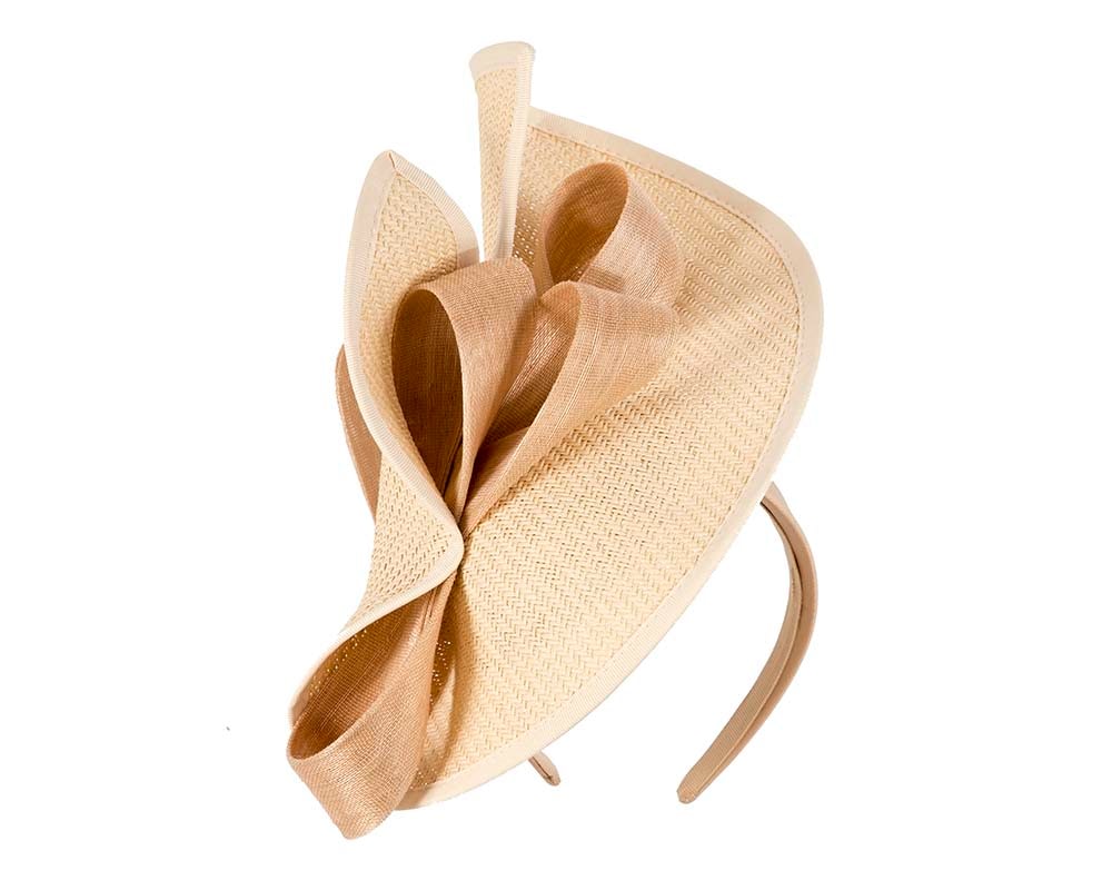 Fascinators Online - Nude fascinator with bow by Fillies Collection