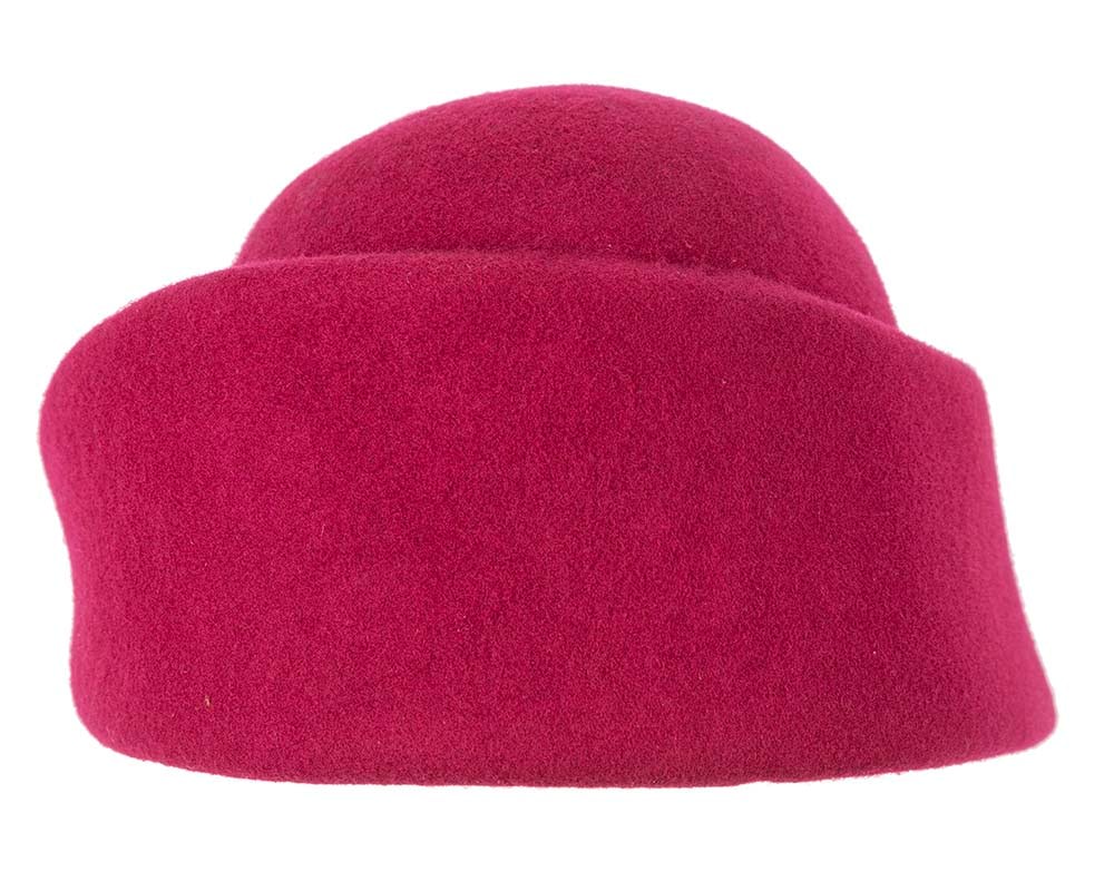 Designers fuchsia felt hat - Image 5