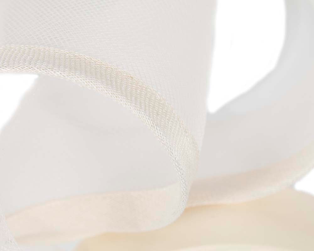 Twisted cream racing fascinator by Fillies Collection - Fascinators Online Twisted cream racing fascinator by Fillies Collection - Image 3