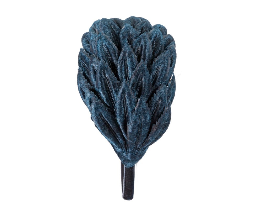 Petite navy fascinator by Max Alexander - Fascinators Online Petite navy fascinator by Max Alexander - Image 3