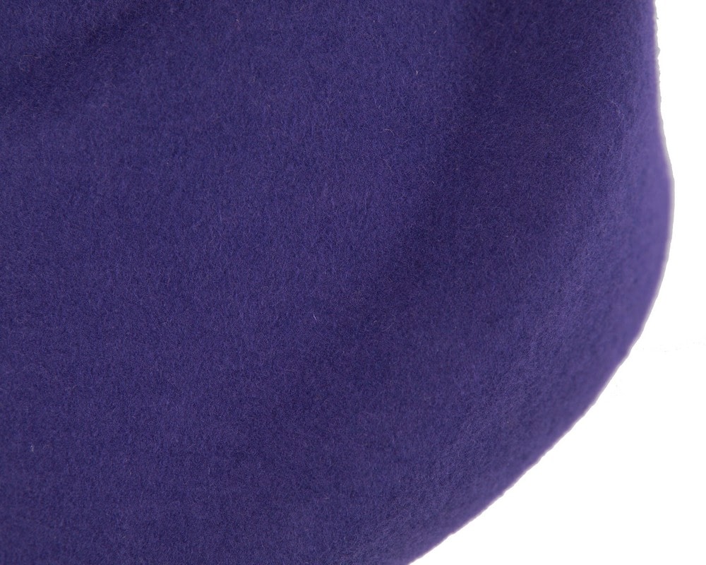 Designers purple felt hat - Image 5