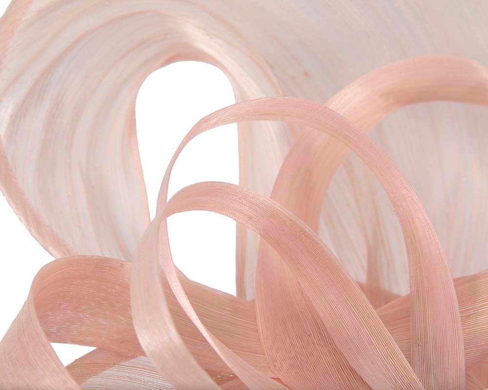 Large blush heart fascinator by Fillies Collection - Fascinators Online Large blush heart fascinator by Fillies Collection - Image 5