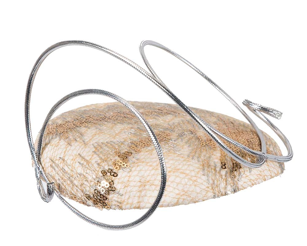 Cream & Silver fascinator by Fillies Collection - Image 6