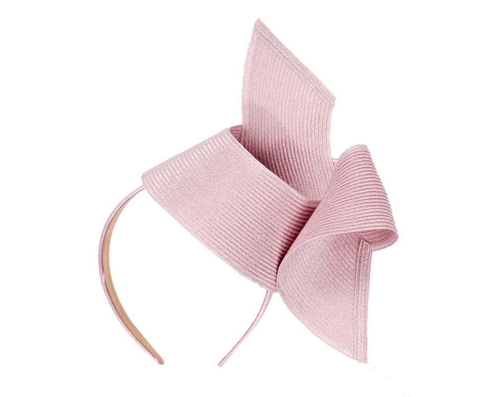 Fascinators Online - Stylish dusty pink Australian Made racing fascinator by Max Alexander