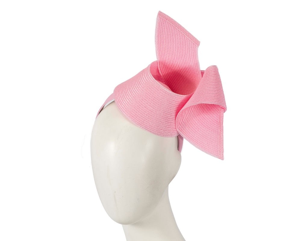 Fascinators Online - Stylish pink Australian Made racing fascinator by Max Alexander