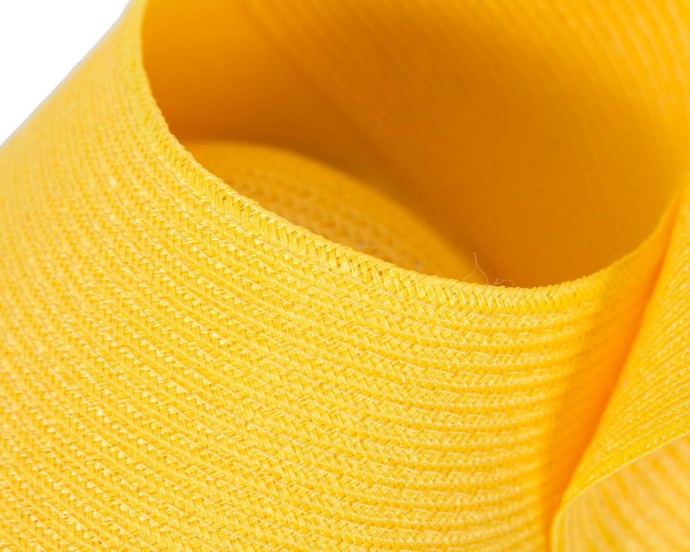 Stylish yellow Australian Made racing fascinator by Max Alexander - Image 3