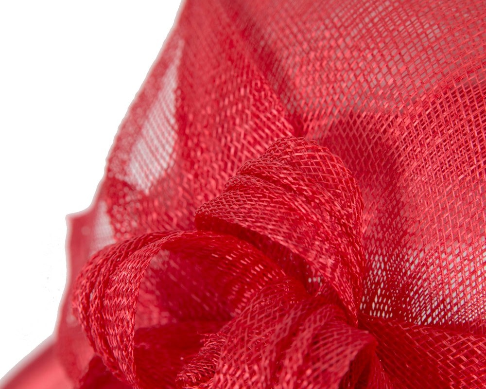 Red cloche spring fashion hat by Max Alexander - Fascinators Online Red cloche spring fashion hat by Max Alexander - Image 5