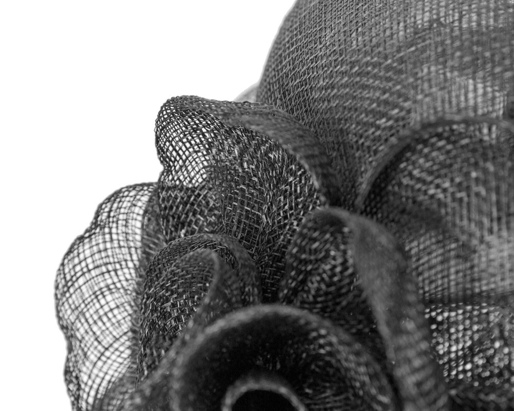 Black cloche racing hat by Max Alexander - Fascinators Online Black cloche racing hat by Max Alexander - Image 4