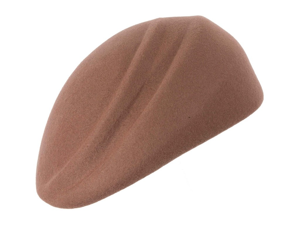 Fascinators Online - Designers coffee felt hat by Max Alexander