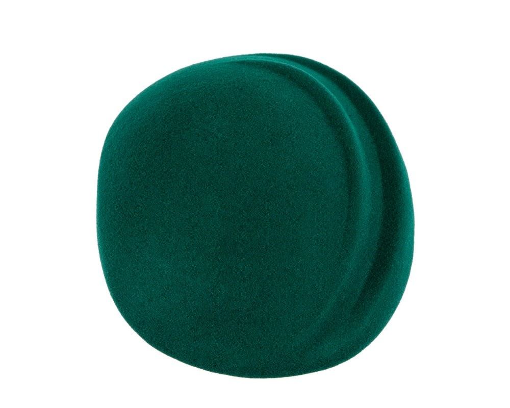 Designers green felt hat by Max Alexander - Fascinators Online Designers green felt hat by Max Alexander - Image 3