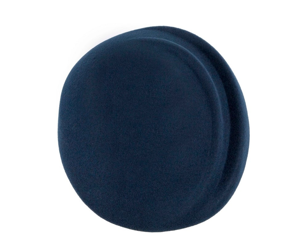 Designers navy felt hat by Max Alexander - Fascinators Online Designers navy felt hat by Max Alexander - Image 3