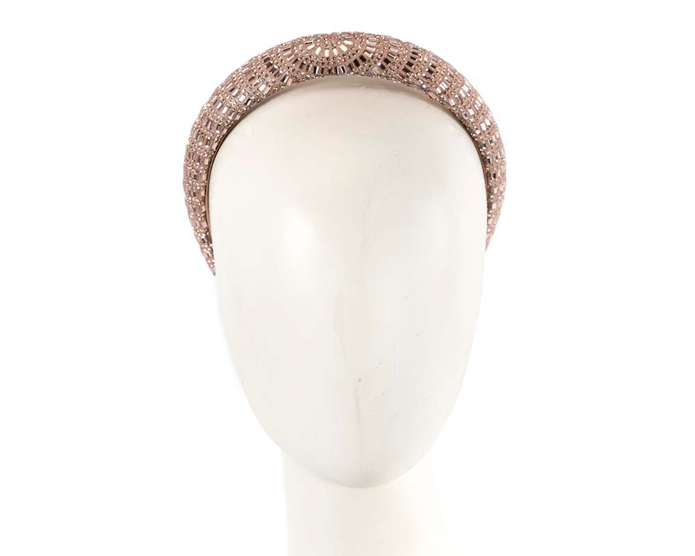 Fascinators Online - Rose Gold headband by Max Alexander