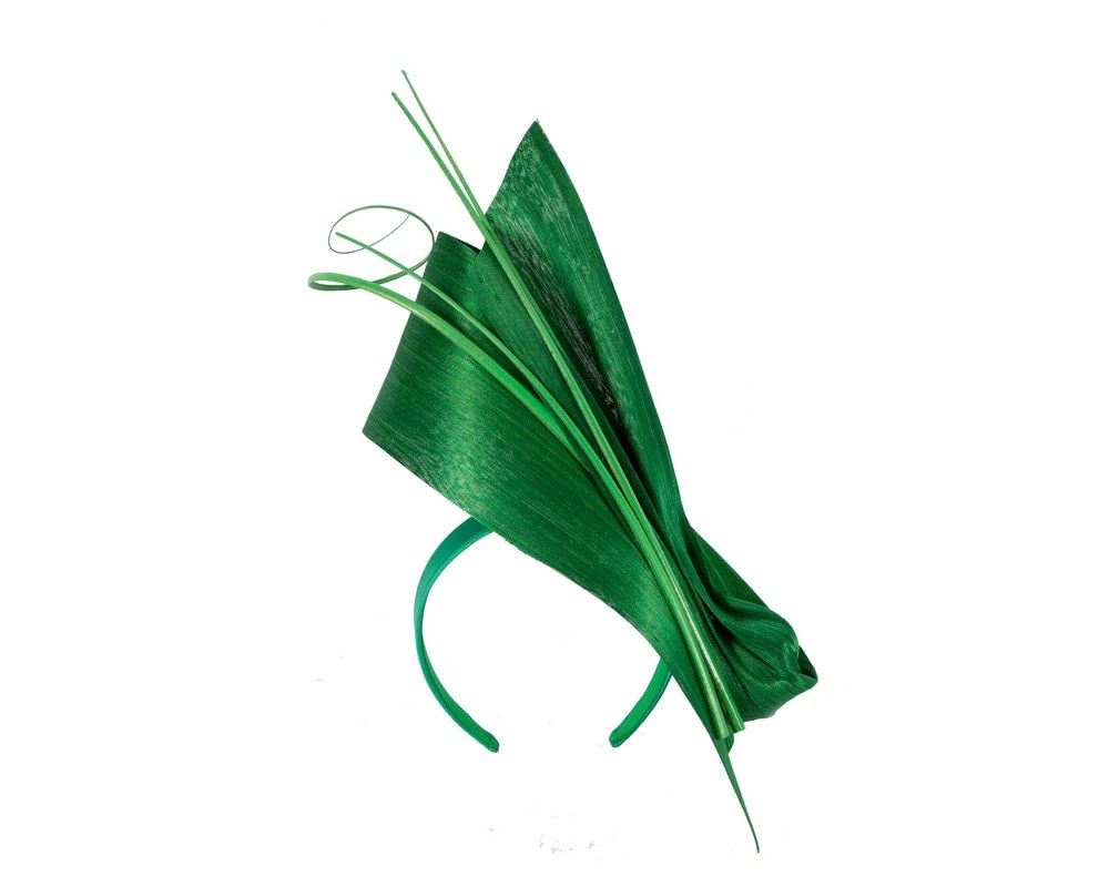 Fascinators Online - Bespoke green fascinator by Fillies Collection