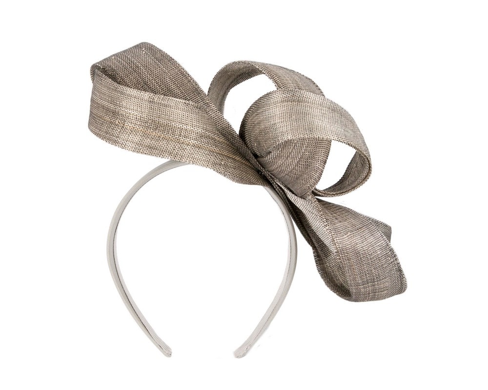 Silver loops headband fascinator by Fillies Collection - Image 4