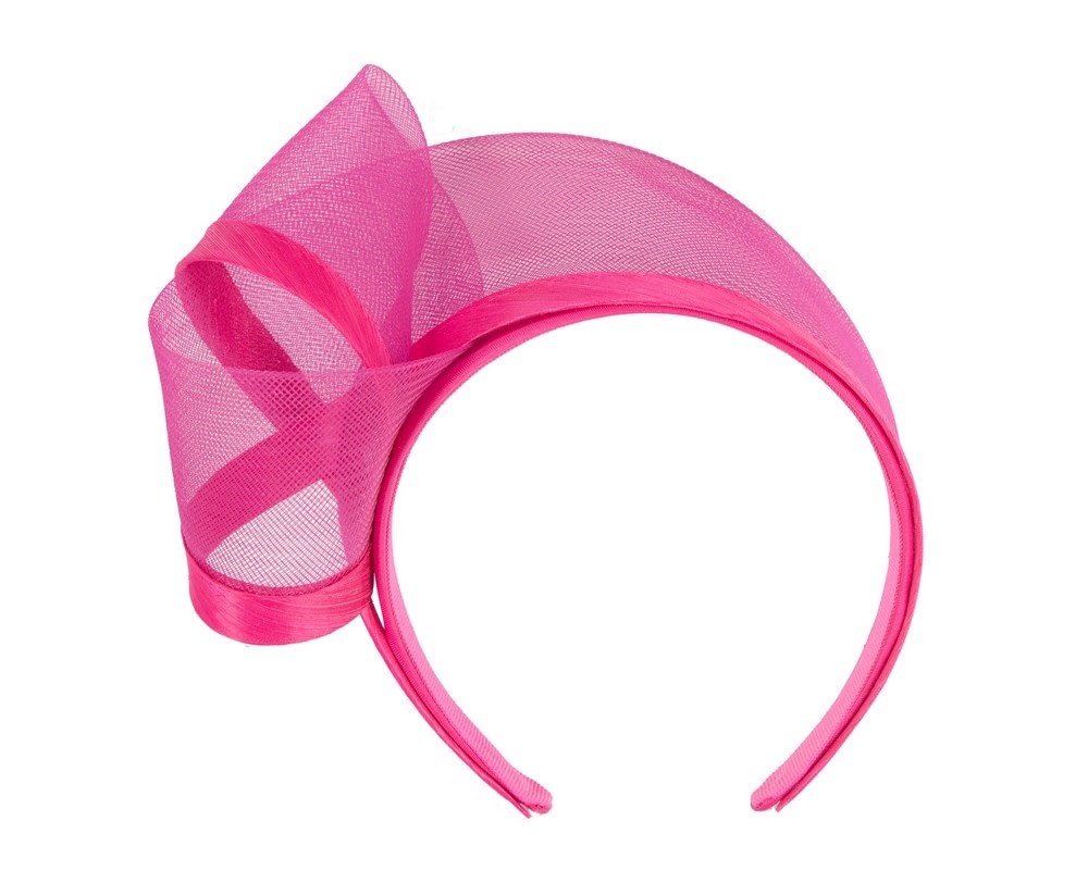 Fascinators Online - Fuchsia racing fascinator headband by Fillies Collection