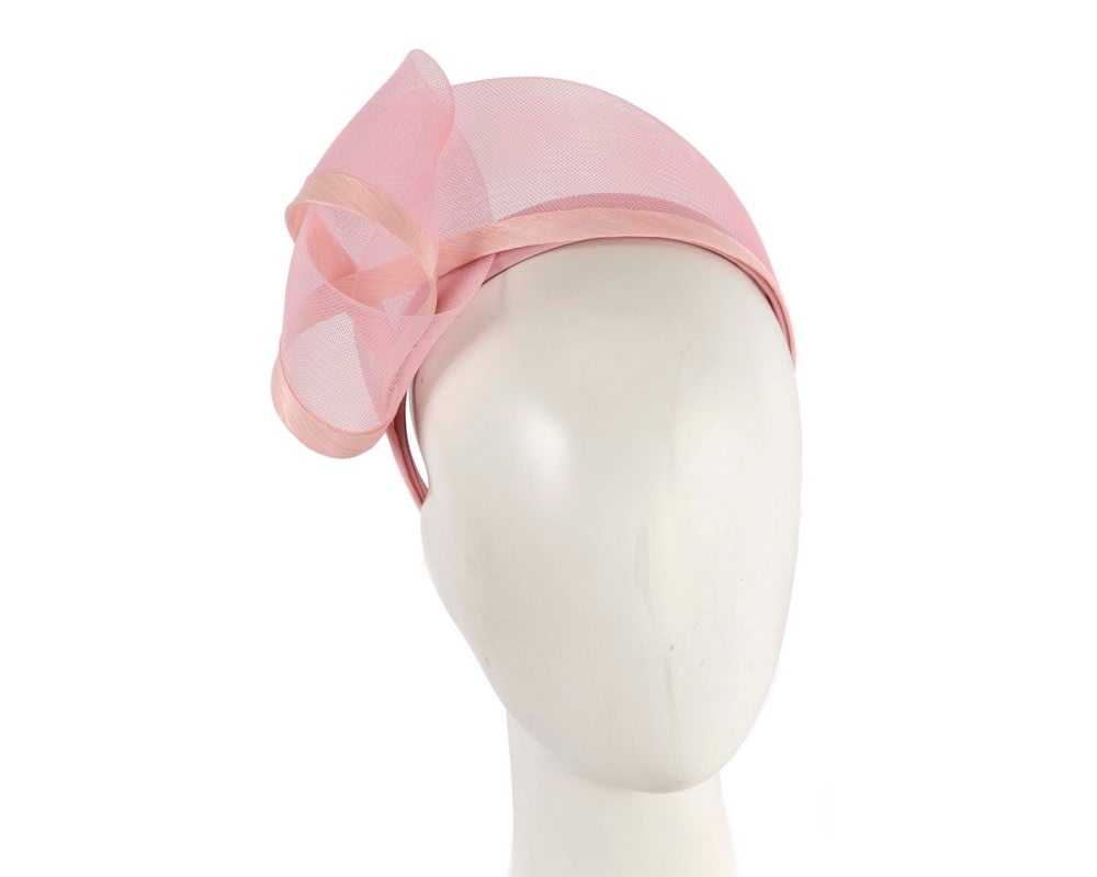 Fascinators Online - Pink racing fascinator headband by Fillies Collection