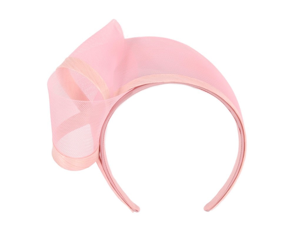 Fascinators Online - Pink racing fascinator headband by Fillies Collection