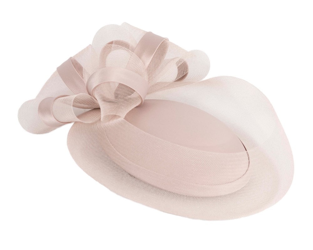 Fascinators Online - Tea rose custom made cocktail hat by Cupids Millinery