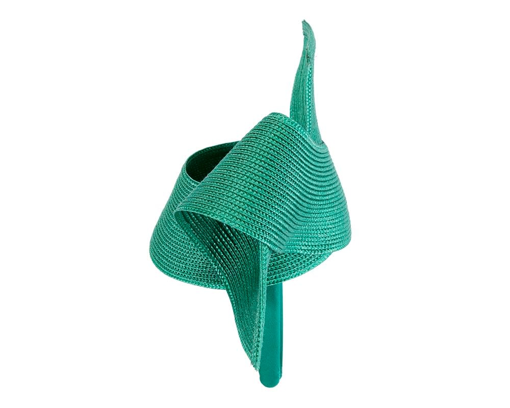 Stylish teal Australian Made racing fascinator by Max Alexander - Fascinators Online Stylish teal Australian Made racing fascinator by Max Alexander - Image 3